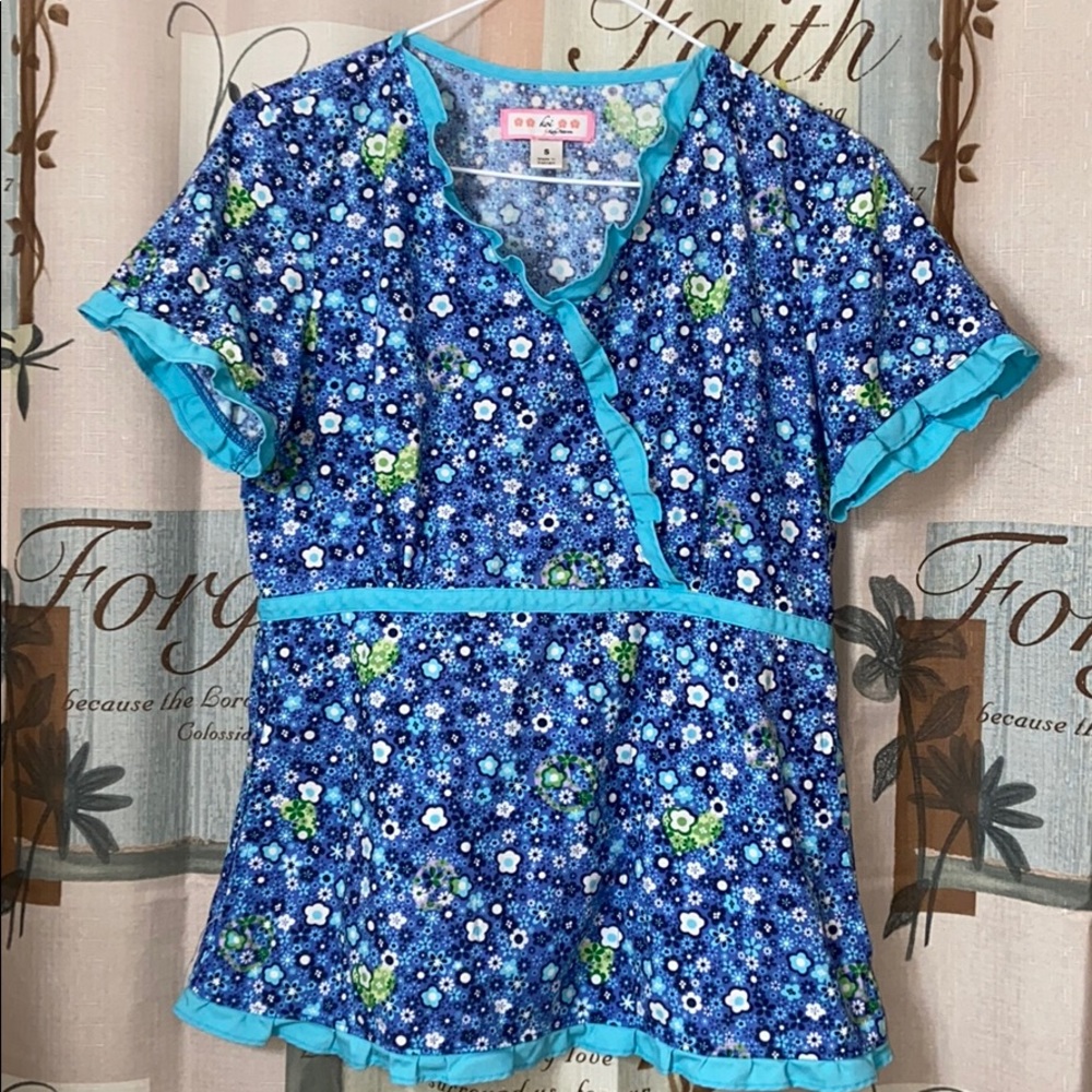 Koi Sz Small Scrub Top ~Rare~